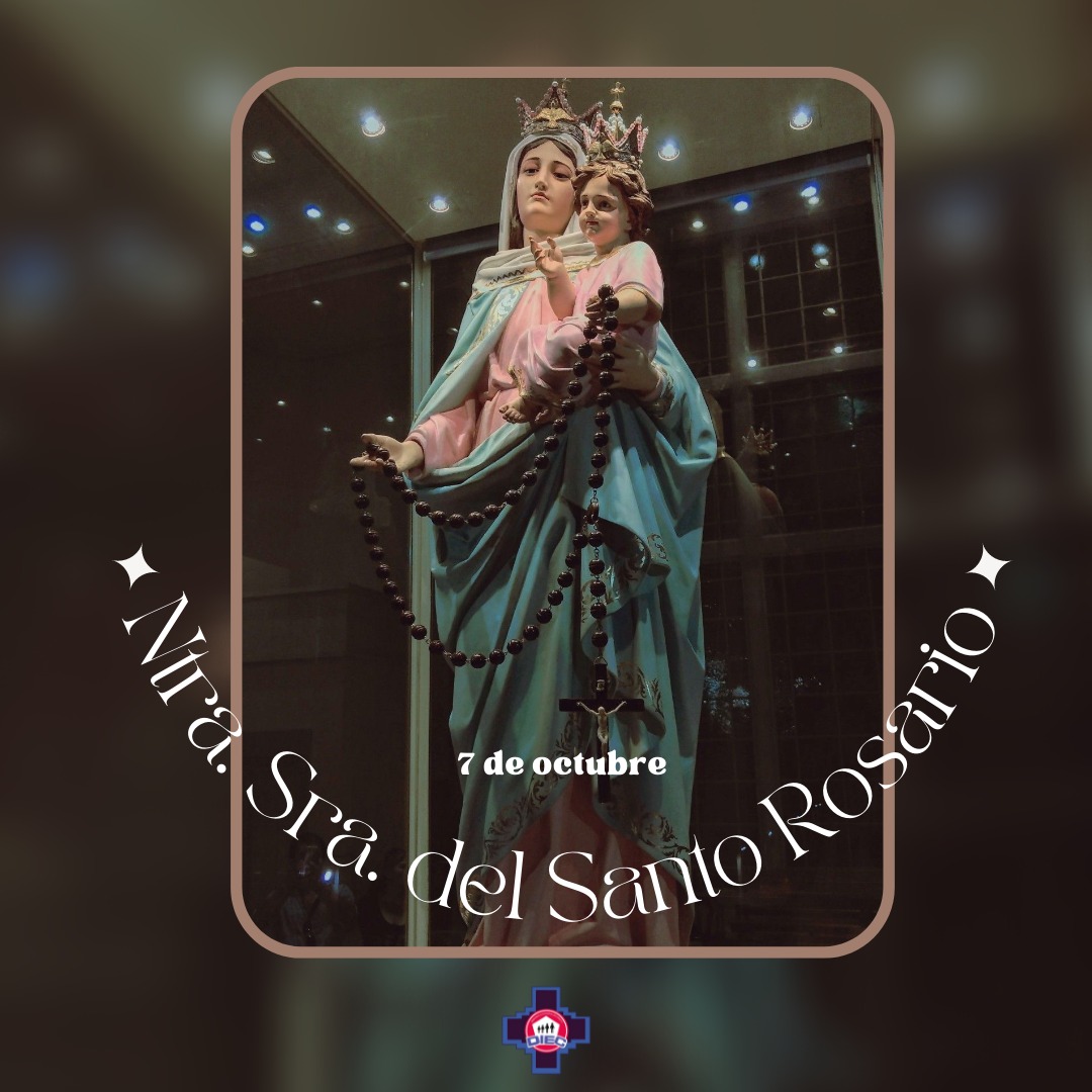 DIEC_txtJ's tweet photo. Hoy 7 de octubre celebramos a la Virgen del Rosario 📿✨ https://t.co/7v0VtOcSGD