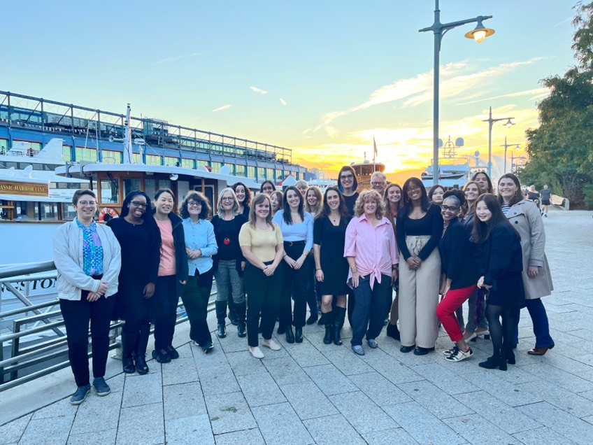 A crisp and beautiful fall night for a cruise along the river at Chelsea Piers with our PhD students and our #ColumbiaNursing faculty!