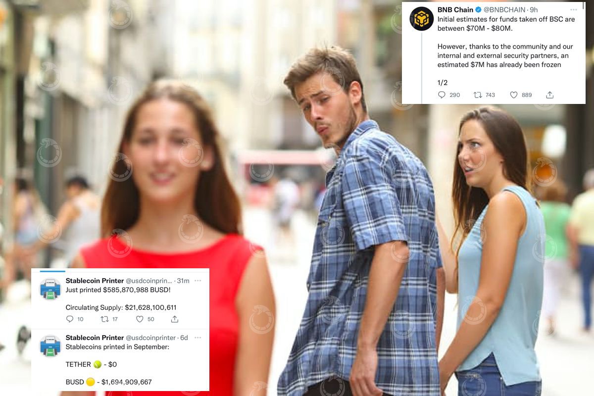 uroborosdefi's tweet photo. It's time for #memecontest 🤩

We're sure that many people are already aware of the latest #BSChack news. That's why we're launching a meme contest on the theme: another DeFi hack and security🤑.

#DeFi #DeFiProject #Memes https://t.co/iwhu6X6SCc