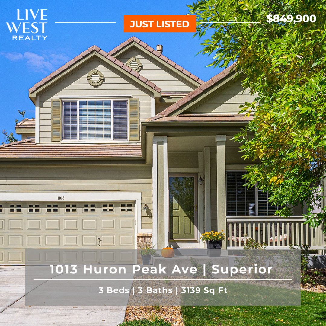 LiveWestRealty's tweet photo. 🏡 J U S T L I S T E D 🏡
1013 Huron Peak Ave
- S U P E R I O R , C O -
Listing Agent: Sally Anderson
Sally@livewestrealty.com
303-931-2677
.
.
.
.
#justlisted #justlisted🏡 #justlisted✨🏡 #justlistedhomes #justlistedforsale #boulder #Superior #superiorco #livewest https://t.co/wNbiomdIFY