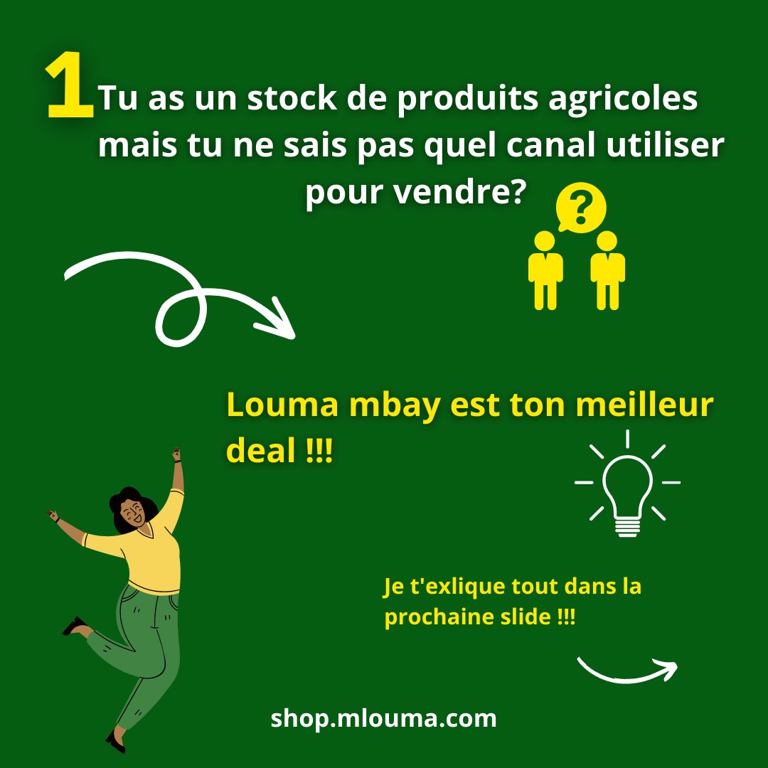 mlouma_sn's tweet photo. Hello la team🤟🏽
Today je viens vous présenter notre market place 3. 0 louma mbay🛒🛍🌿 .Depuis la mise en ligne de cette plateforme nous couvrons à la perfection les besoins des consommateurs, permettant aux producteurs d’écouler plus facilement leurs produits.
#louma #mbay https://t.co/ytlzZq3apL
