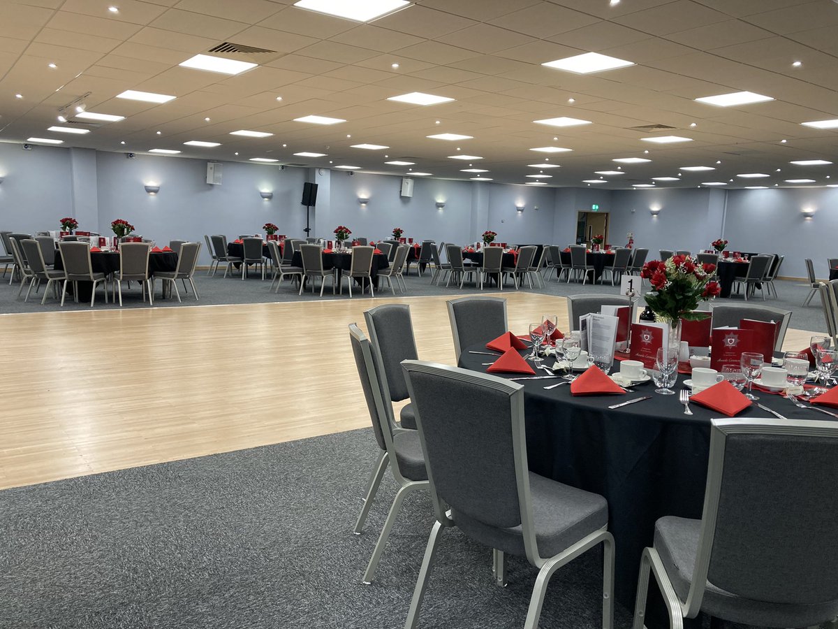 LittleJo44's tweet photo. All set and ready for the NFRS Medal Ceremony 2022. @northantsfire @FireChiefNhants https://t.co/dMgPvbK4DE