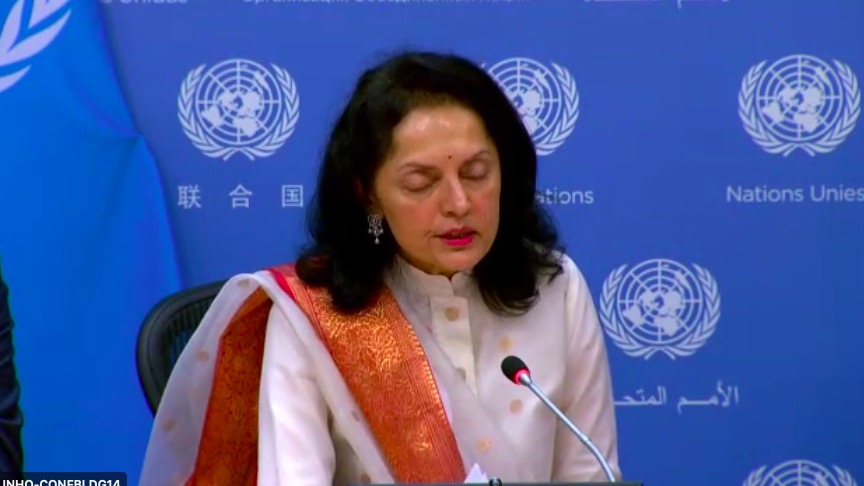 test Twitter Media - Not here in my capacity as Indian perm rep: India's envoy to Q on whether India will vote yes/no/abstain next week on #UNGA draft rez condemning Putin's illegal annexation of parts of Ukraine

[says she is briefing journos on her role as chair of UN Security Council CT cttee] https://t.co/MRUkTFux9U