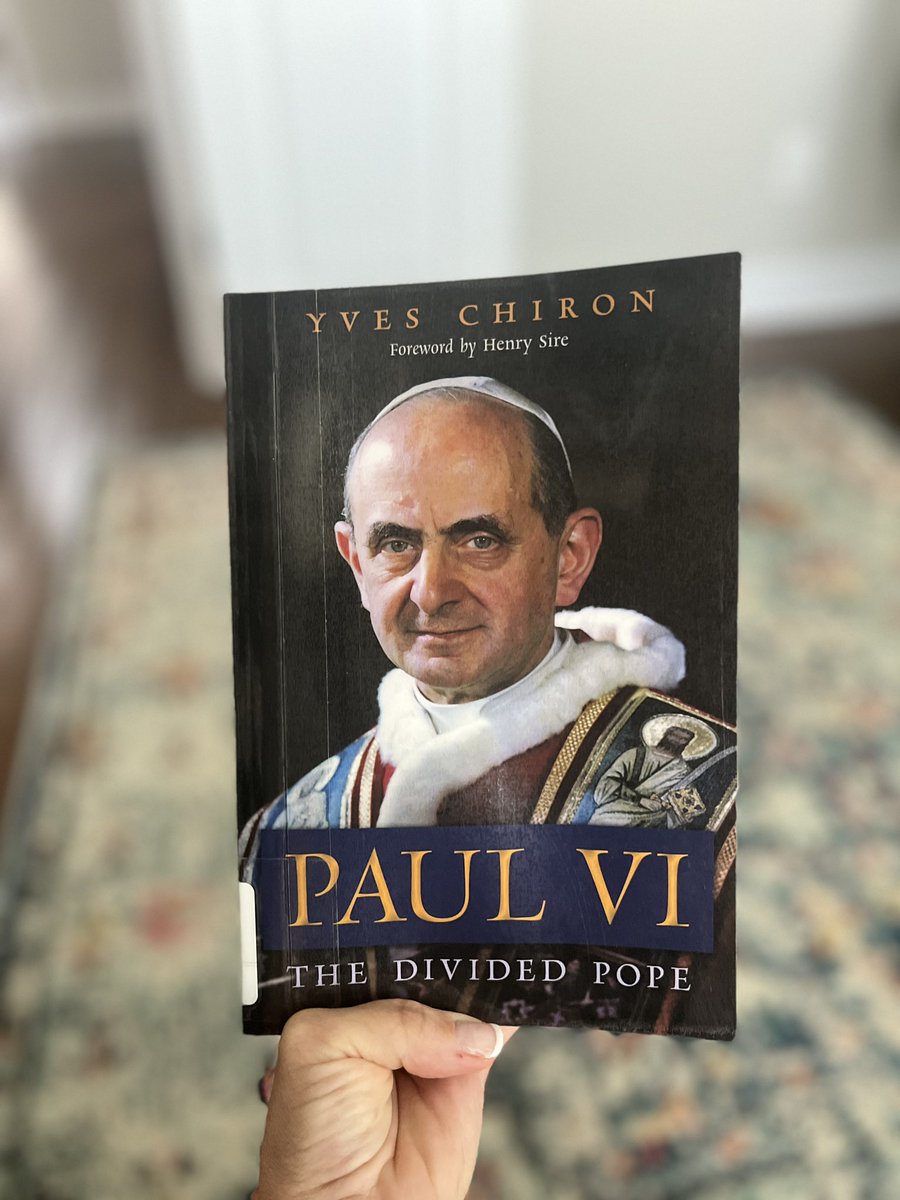 TheMrsFarnum's tweet photo. Read good books. It’s important.
To hear more of what I have to say about this book and this pope’s legacy, you’ll have to come have a drink with me on my back porch. #LotsofOpinions #SoLittleTime #JesusTakeTheWheel #ReadGoodBooks https://t.co/QSazm6NHGH