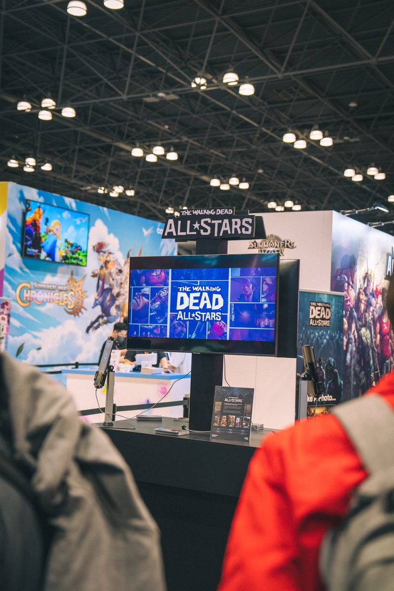 TWDAllStars's tweet photo. Ah yeah! Here we go again, #Survivors!🥳
 
Day 2 at #NewYorkComicCon!🔥
Come visit us at Booth 1337 to show your support!❤️

⭐10 lucky survivors who hit that ❤️ will win 500 Gold Bars!

F2P NOW 👉 https://t.co/DLzjr6HkQ5

#TWD #TWDAS #MobileGame #RPG #NYCC #Event https://t.co/W7byebp7XB