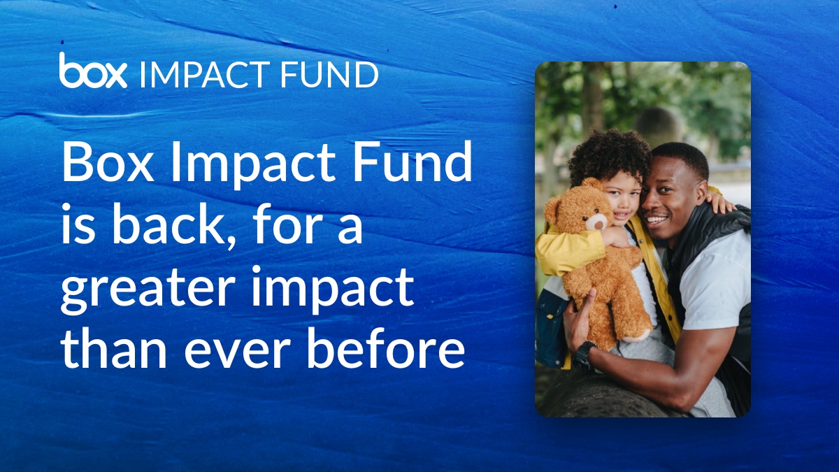 The Box Impact Fund is back! This year, Box.org will be awarding six $25K grants to support #nonprofits in the areas of crisis response, child welfare and the environment for digital transformation projects. Apply here: bityl.co/EwiA