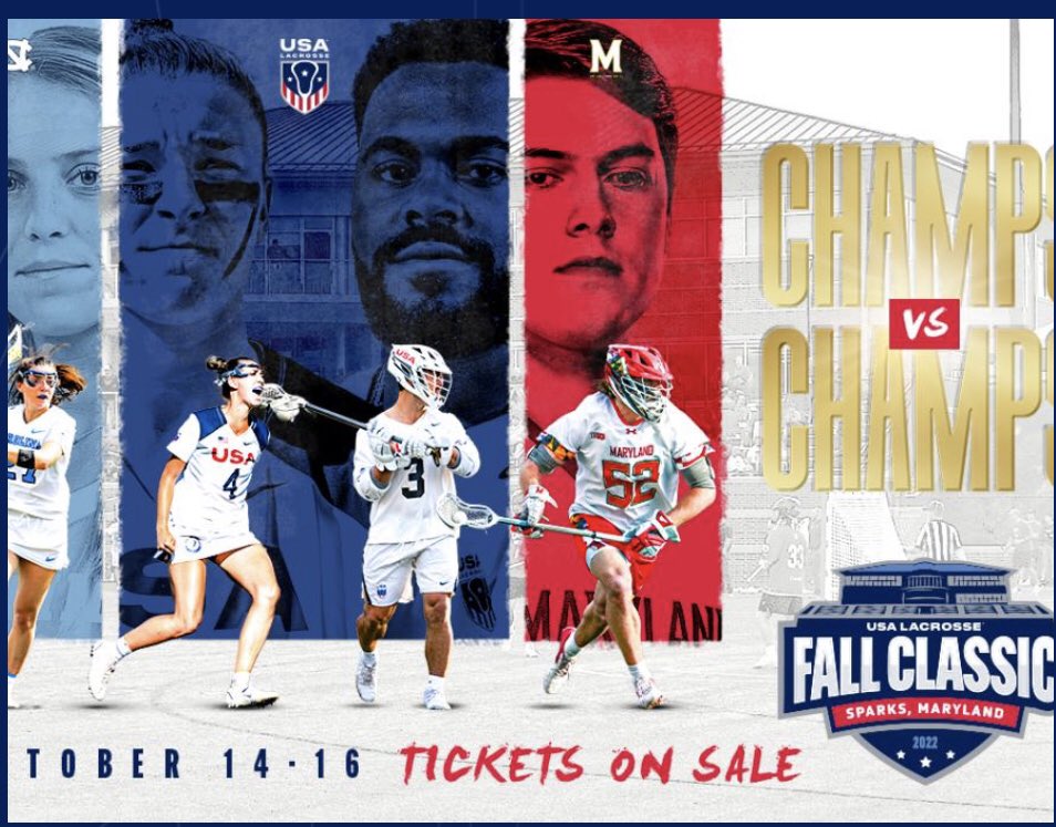 EHTLA's tweet image. USA Lacrosse Fall Classic is coming up next weekend on October 14th, 15th, &amp;amp; 16th down near Baltimore. All event information can be found on the Fall Classic event page.  Great event to see the best players in the USA and the world.

usalacrosse.com/event/usa-lacr…