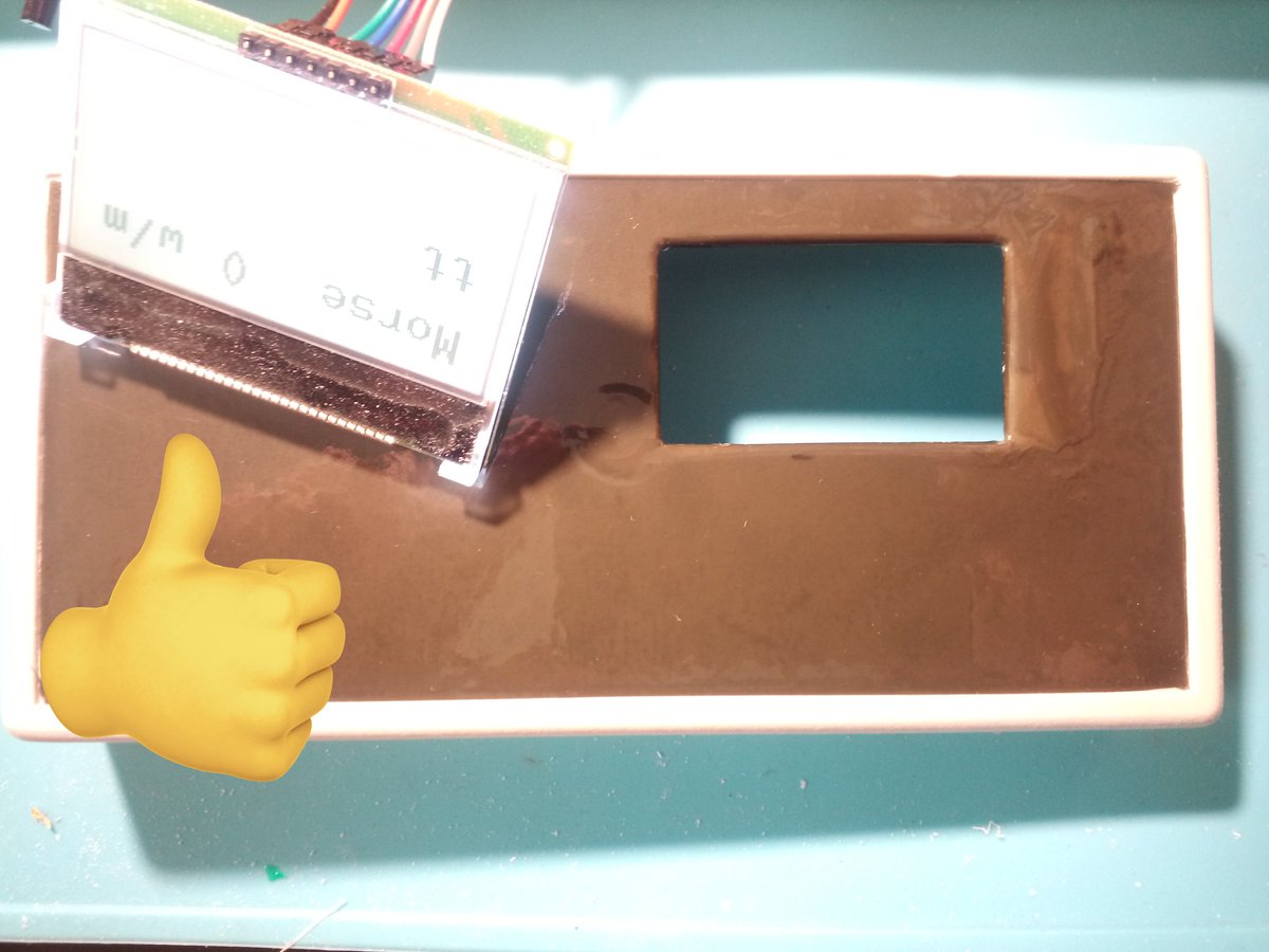 SP3QFE's tweet image. Time for the casing, to not to destroy the electronics during the construction of the CW decoder #Arduiono device.  Here you can see what I did. Next step... to improve audio input circuits and the software.