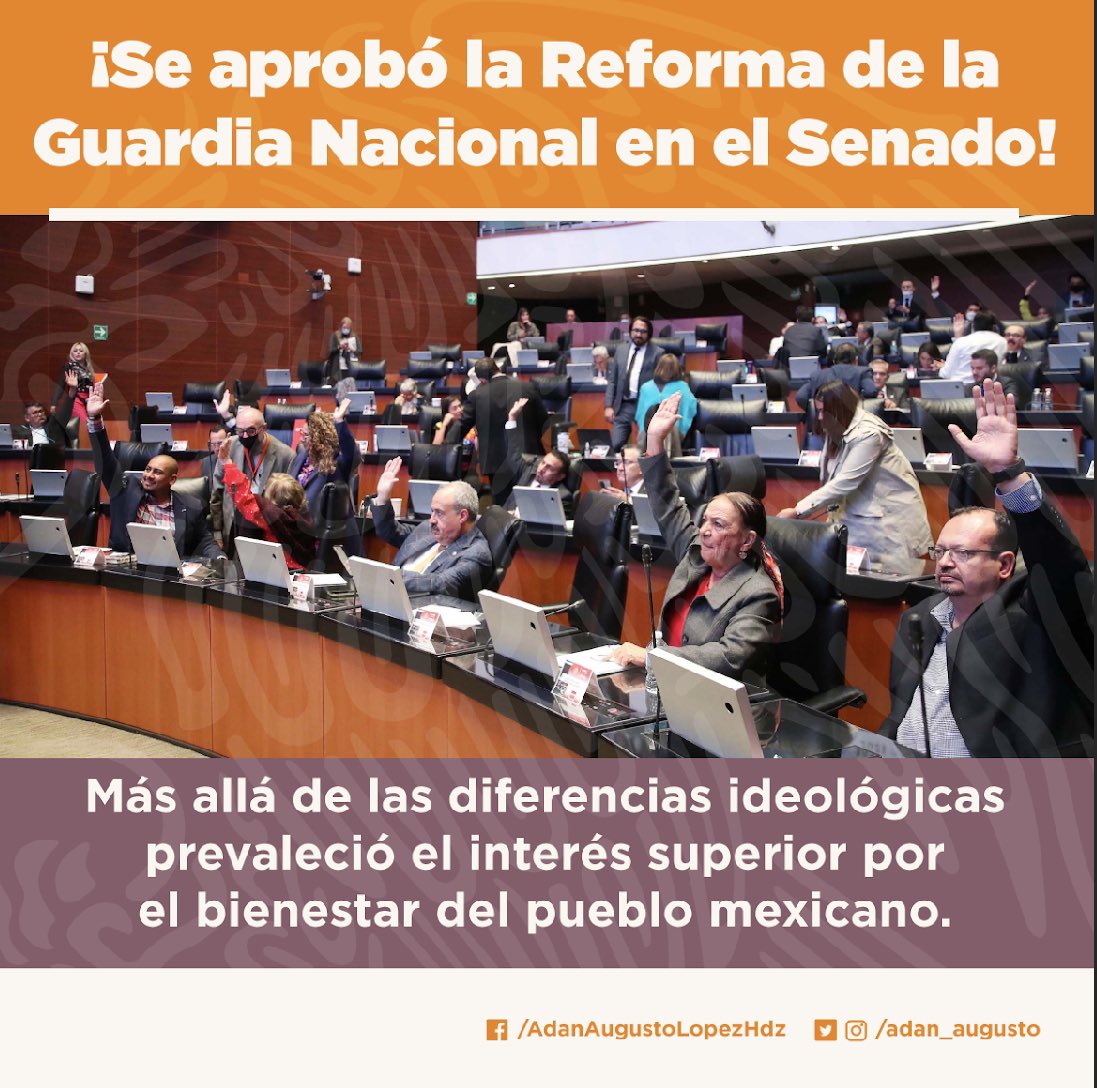 En el gobierno de la Transformación prevalece el interés de traer paz y seguridad al pueblo de México.