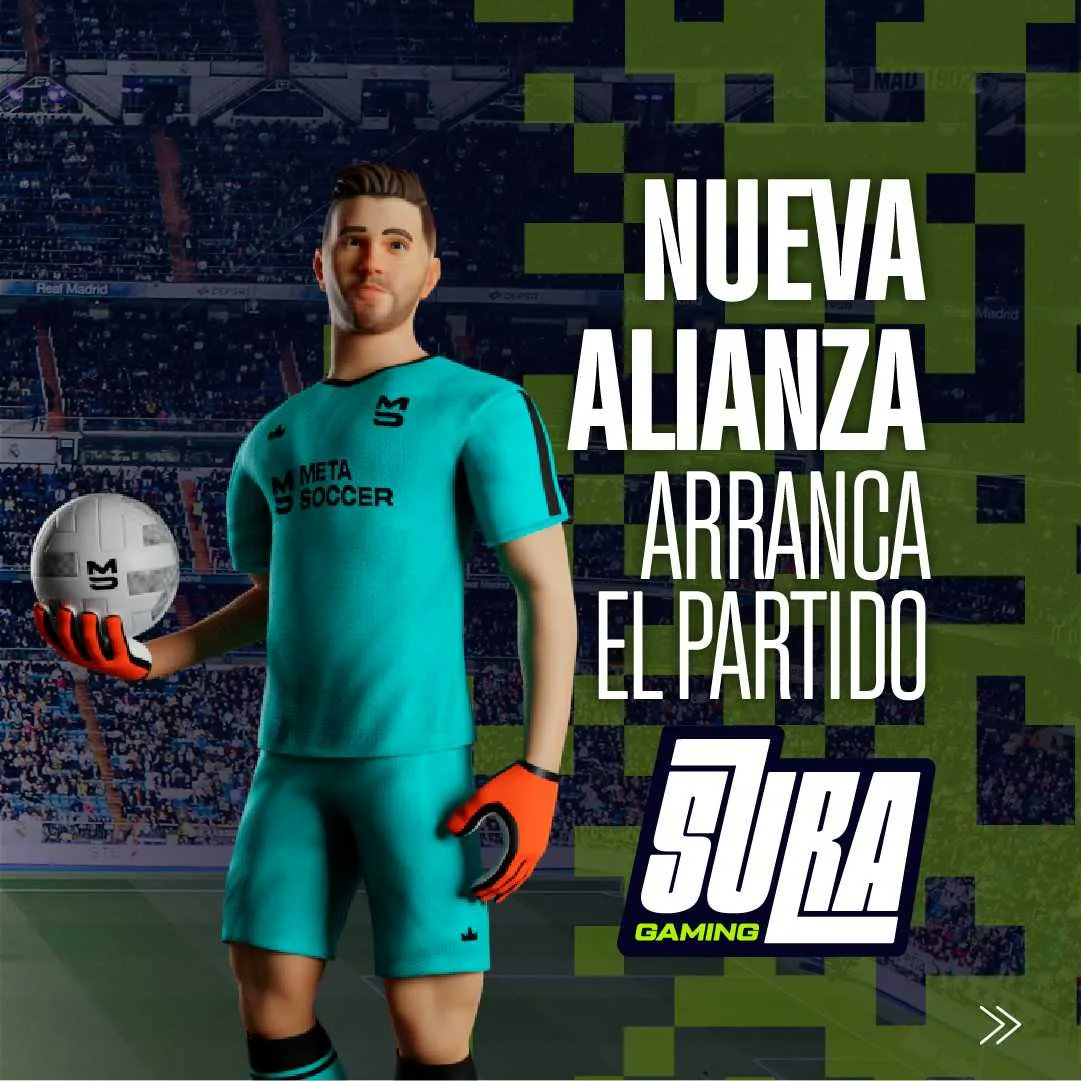 ¡Se viene el mundial y no nos podemos quedar afuera sin tocar la pelota! ⚽

Estamos muy contentos de anunciar esta nueva alianza con <a href="/MetaSoccer_EN/">MetaSoccer</a> 🙌🏻

👉🏻 Más información acá: suragaming.medium.com/metasoccer-x-s…
👉🏻 Completa el formulario de becas: boldspecialtycoffee.typeform.com/BecasSuraGaming