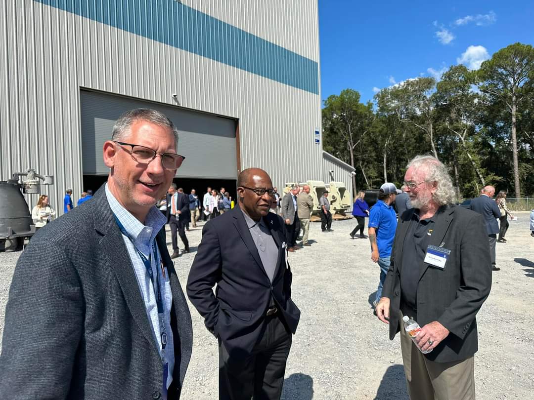 johnnyldupree's tweet photo. We were invited to attend the ribbon cutting of the new 26,000 square foot Rolls Royce Navy Propeller Plant in Pascagoula. We should be proud the majority of US Navy vessels have essential parts manufactured in Mississippi. 
I am!!! https://t.co/bsLxQEJAKG