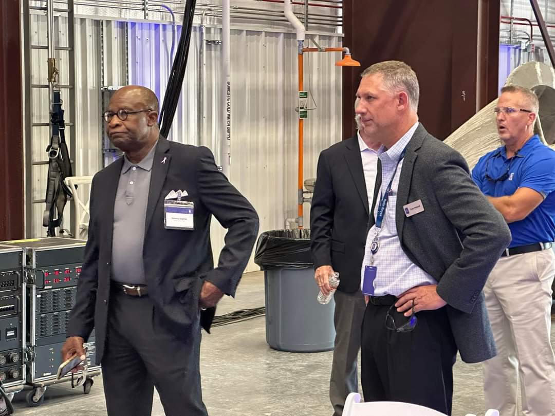 johnnyldupree's tweet photo. We were invited to attend the ribbon cutting of the new 26,000 square foot Rolls Royce Navy Propeller Plant in Pascagoula. We should be proud the majority of US Navy vessels have essential parts manufactured in Mississippi. 
I am!!! https://t.co/bsLxQEJAKG