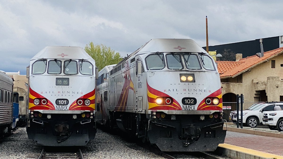 ZengoMay's tweet photo. #RailRunner #Albuquerque
Day trip Albuquerque to Santa Fé. Rail Runner by Rio Metro regional transit
Excellent value at $1.50.
Additionally all public transport in Albuquerque is free. https://t.co/ocqK4NrYBO