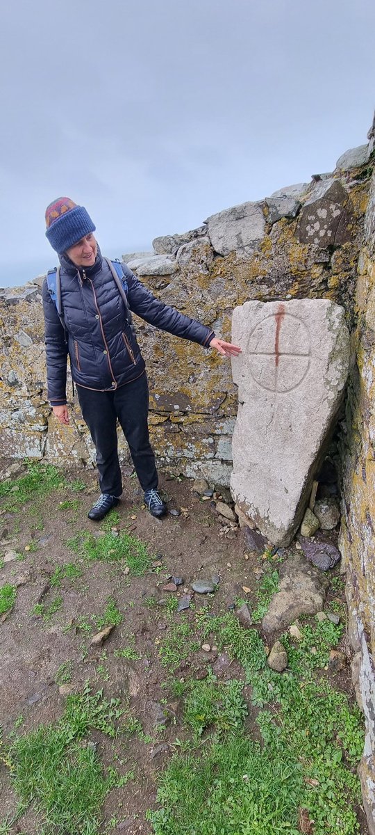 ruthrwltd's tweet photo. Thanks to the @StDavidsCath Cathedral's Education &amp; Pilgrimage Officer @TyrPererin for an inspiring #pilgrimage walk to St Non's Well ancient monument &amp; to St Non's Chapel built in 1930s 👍 We enjoyed it despite the horizontal rain 🌧 😀 https://t.co/GLOMErBoFZ
