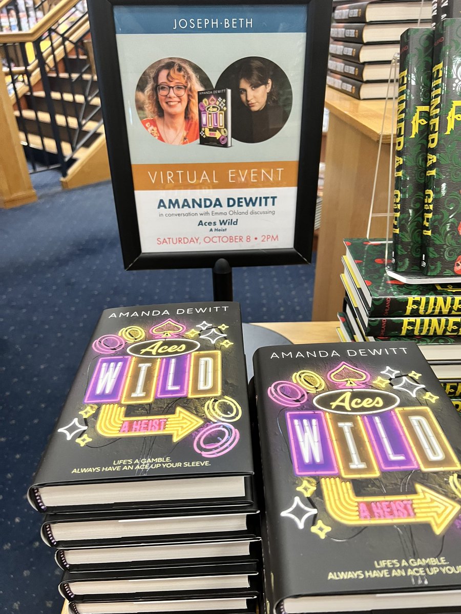 So cool to see ACES WILD in the wild! @AmandaMDeWitt