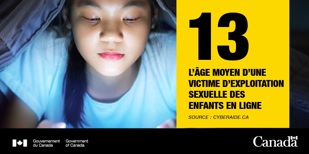 L’#ExploitationSexuelleDesEnfants en ligne est un problème mondial, et cela se produit au Canada plus que vous le pensez. Apprenez comment protéger vos enfants contre les #DangersEnLigne : canada.ca/fr/securite-pu…