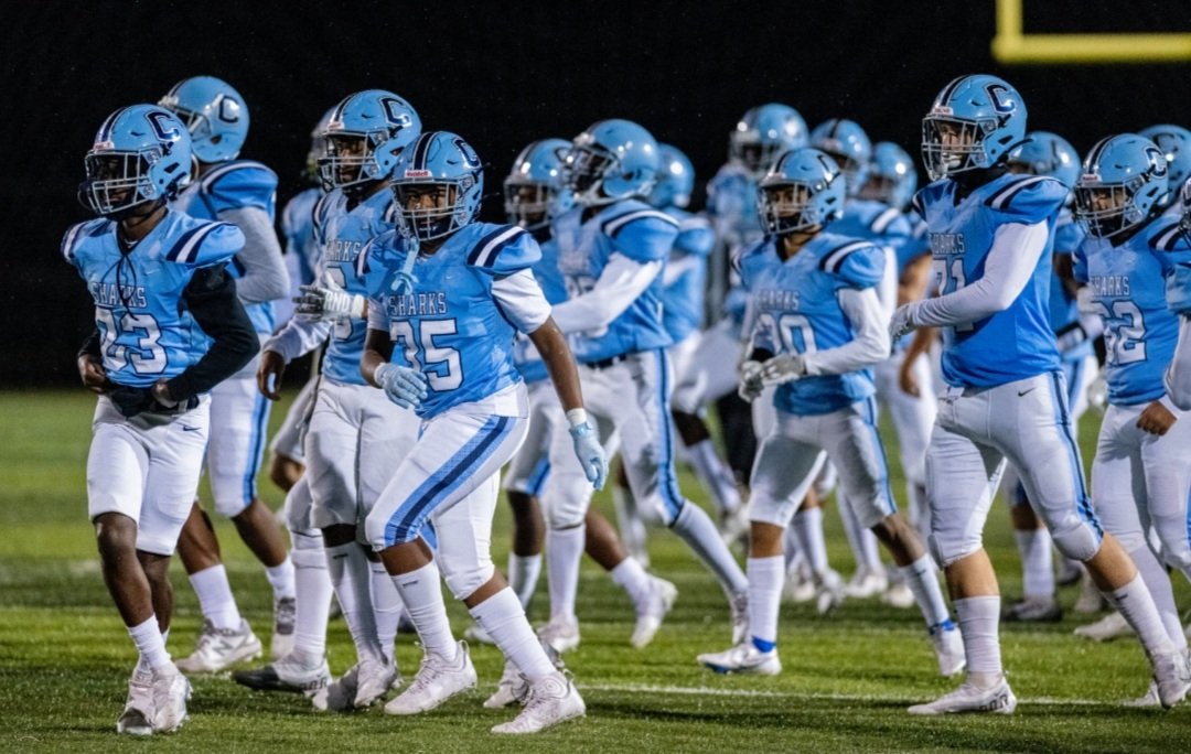 Good Luck to our Colgan Football team as they travel to Freedom High School (Woodbridge) today! 

Get your tickets here- spicket.events/colganhs

GO SHARKS!