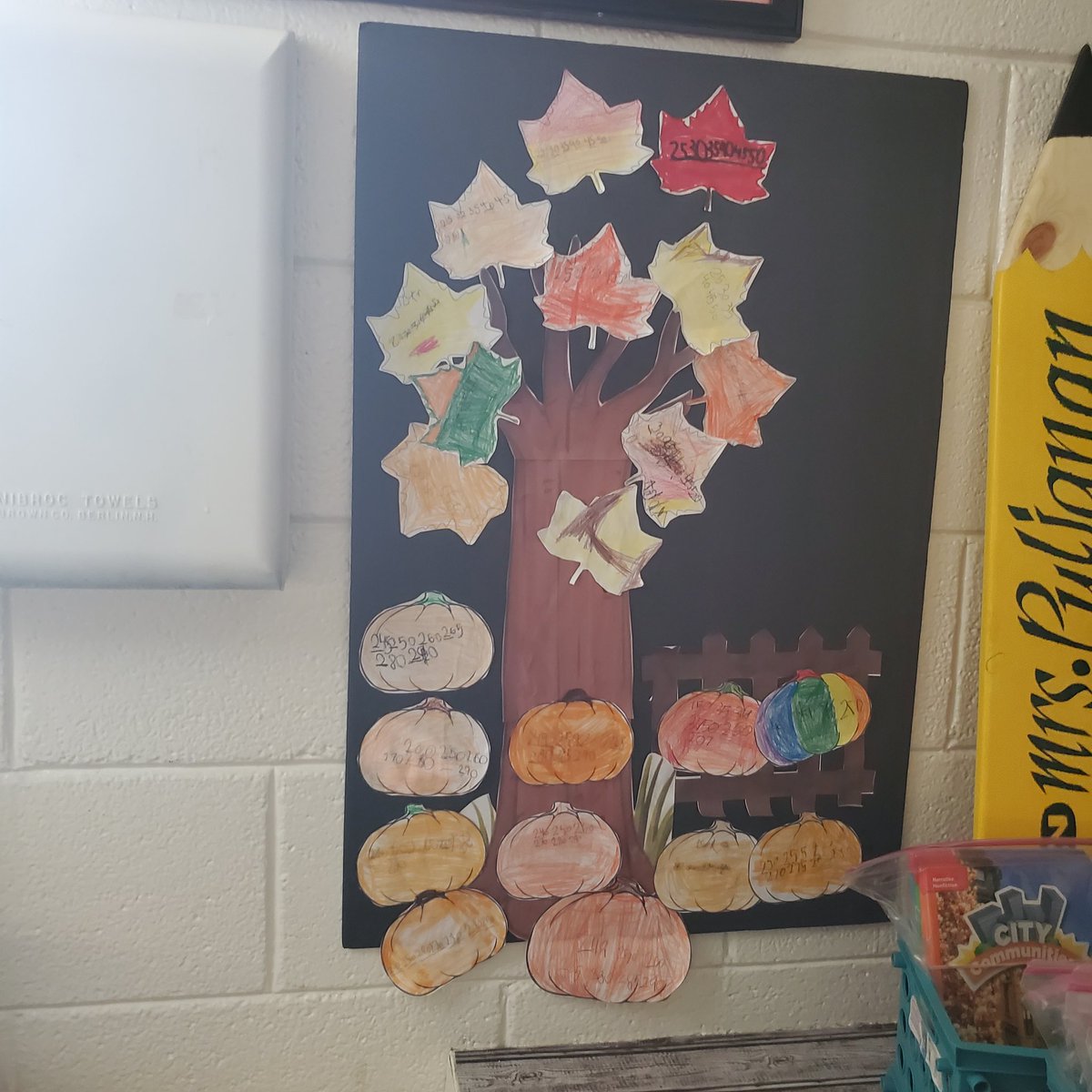 MaePuljanan's tweet photo. My 2nd Grade students build their Fall Tree-mendous Learning as exit ticket in skip count by 5's and 10's. I am so proud of their all hardworks this week.
#EveryJourneyhasaStory
@Scurlockbears https://t.co/DPO1Aj01K4