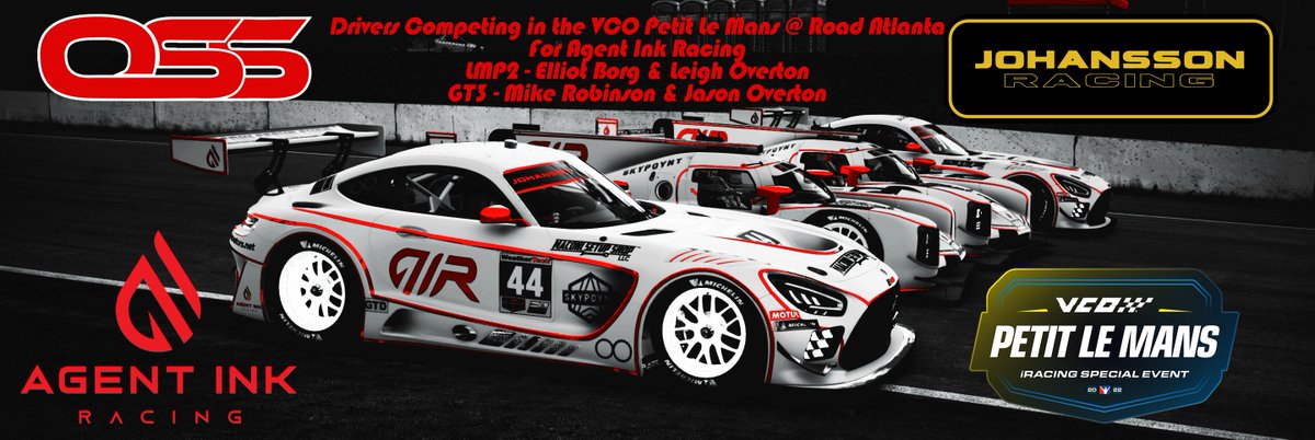 OSSAcademy's tweet photo. It's @motul #PetitLeMans night!

Tonight we have @LeighROverton &amp; @DelBorgo23 piloting the LMP2. While Jason Overton &amp; @Shaggy_iRacer20 will be piloting the Mercedes GT3 in tomorrow's 8am Race!

We will try to stream on our Twitch @ https://t.co/G67steTch1

@AgentInk | #AIROSS https://t.co/aBpBZH2xzX