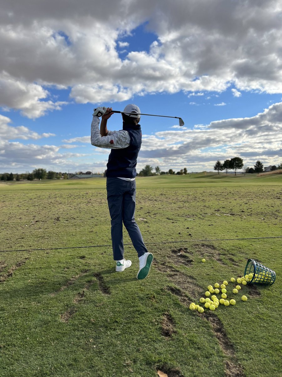 Ryder Bellios shoots 78 in the first round of the state finals. Even par on his back nine!