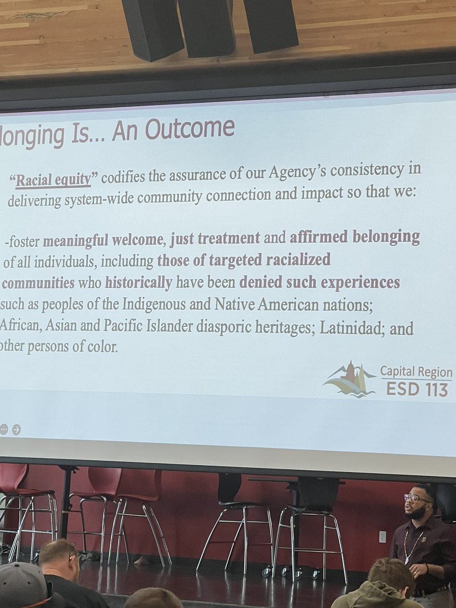 suptrust's tweet photo. Professional Learning Day at TSD. “Belonging” w/ Dr Azimuth Jackson and UDL with Thea Wills. Emphasis on thinking with an inclusive lens. https://t.co/2AmEInHzfv