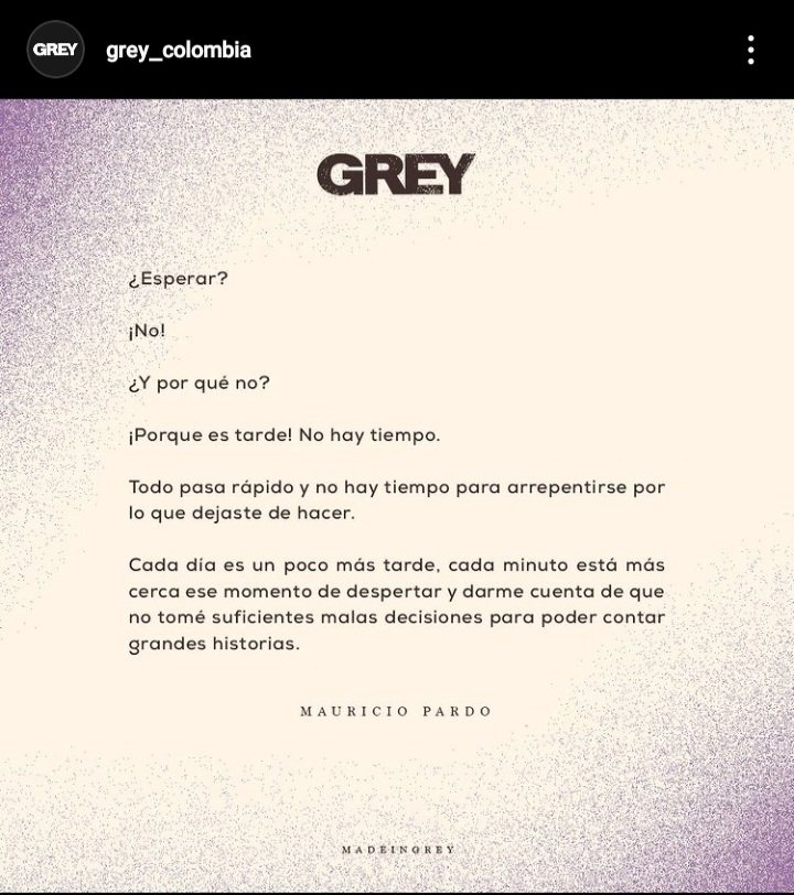 MayiyoPardo's tweet photo. #MadeInGrey @Grey https://t.co/SkiZExbuEi
