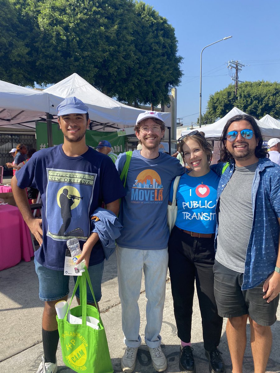 MoveLATransit's tweet photo. These K Line Riders now have their very own commemorative t-shirt, pin, and TAP card from the opening of the @metrolosangeles #MetroKLine!
Join our Scavenger hunt by registering here: https://t.co/ZmSRU54GBl https://t.co/QIhD9kwVBF