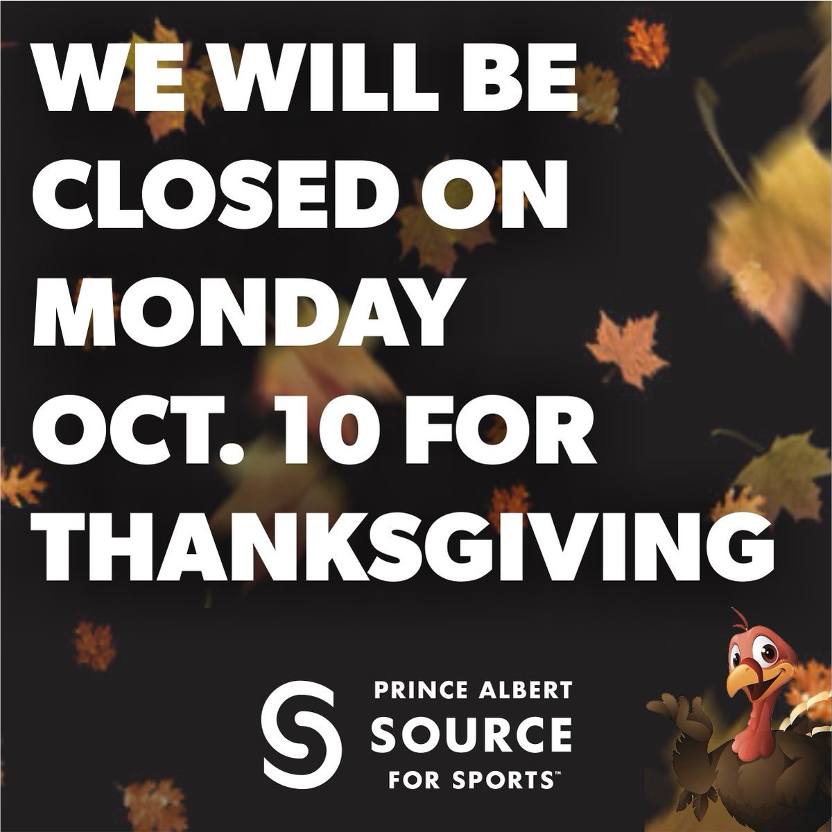 PASFS's tweet image. The Thanksgiving long weekend is here! We will be closed on Monday while we celebrate Thanksgiving. Have yourself a great long weekend!