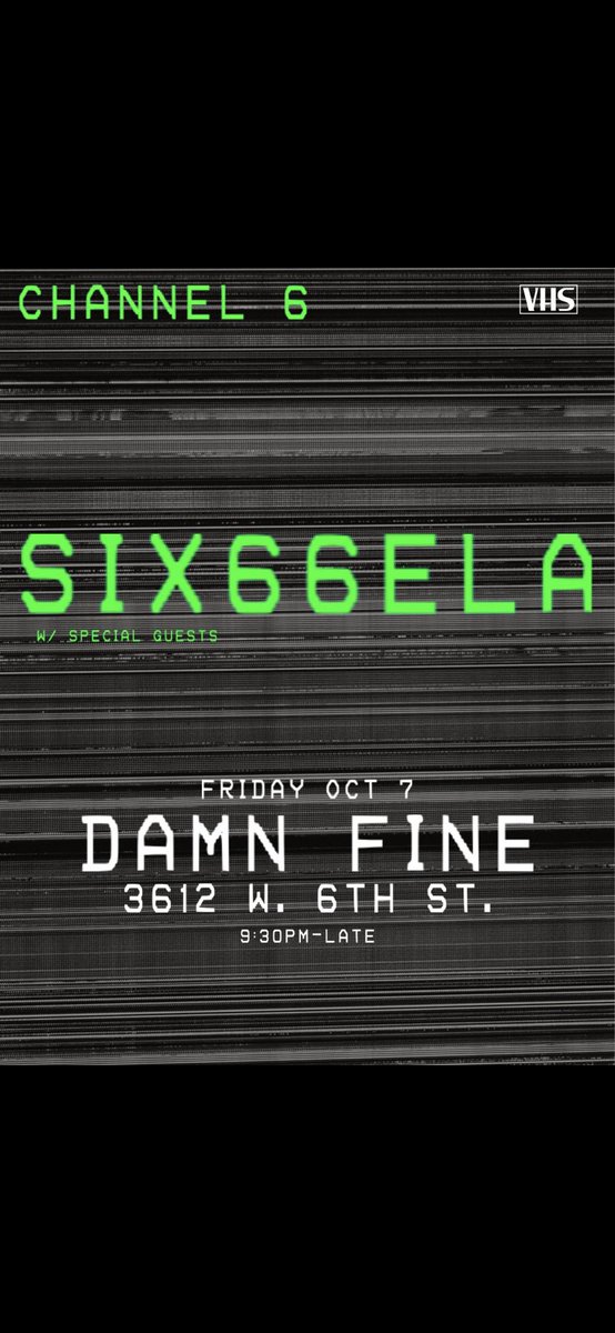 six66ela's tweet photo. Debut of CHANNEL 6, supported by @okayjjack 📼 https://t.co/OzTNvK04In