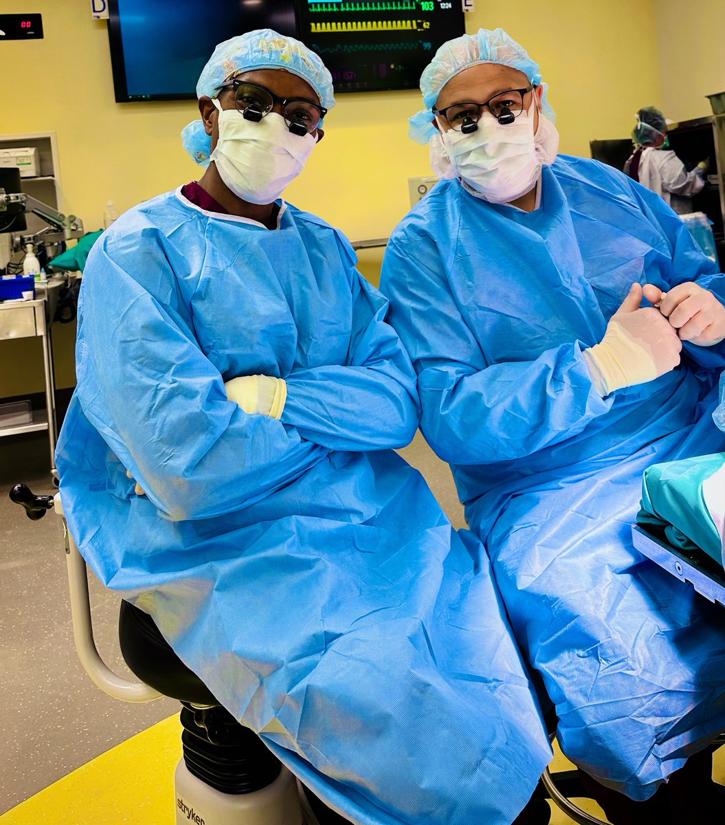 Operating with the BEST PGY2 buddy I could ask for, <a href="/cytheeyeguy/">C.Y. “Cy” Lewis, MD, MPH</a>! Got strab? Say no more, fam 🙏 ✂️ 👁️ 🪡 

#BlackMenInWhiteCoats
#BlackMenDoSurgery