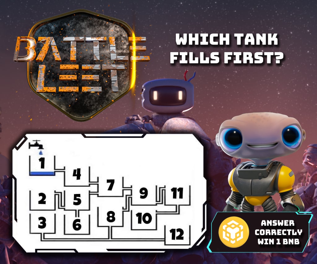 GMRCenter's tweet image. 🏆 WIN 1 $BNB

For your chance to WIN 1 #BNB which tank fills first?

To enter:

👉 Follow @GMRCenter &amp;amp; @BattleLeet
👉 Like &amp;amp; Retweet
👉 Answer Below

📢 Winner announced 14th Oct

#BattleLeet #GMRCenter #GameFi #BNBChain #Giveaway #BSC #BestGameOnTheBlockchain