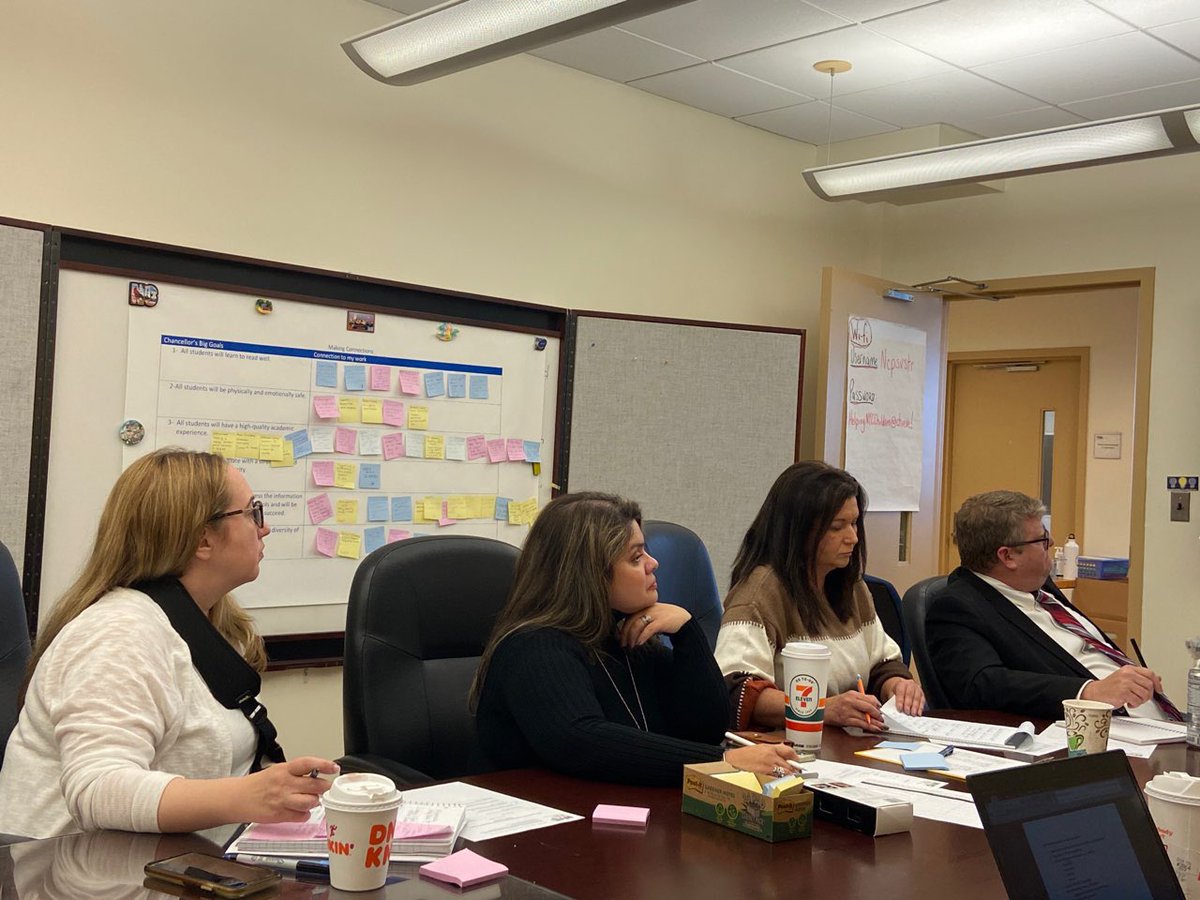 20_doe's tweet photo. D20 Team Meeting today RACI Team Roles (Responsible, Accountable, Consulted and Informed) #ALLMeansALL #D20Strong @pretto_david @CECDistrict20 @D20StudentSvcs @Lucia_Medina3 @DOEChancellor @DK_BlackburnNYC @ruxdanika https://t.co/YP35i0KDvu