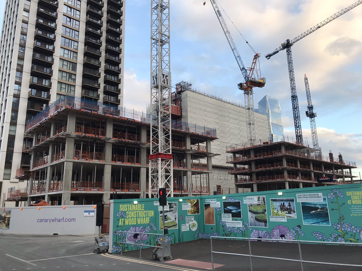 TheStephenShard's tweet photo. Wood Wharf G1 &amp; G5 Construction 🏗🏙 7th October 2022 #London #CanaryWharf #IsleOfDogs #MarshWall #WoodWharfG1 #WoodWharfG5 #HarbordSquare #30HarbordSquare #UnionSquare #LondonConstruction #Construction #LondonPhotography https://t.co/7WleRck3R6