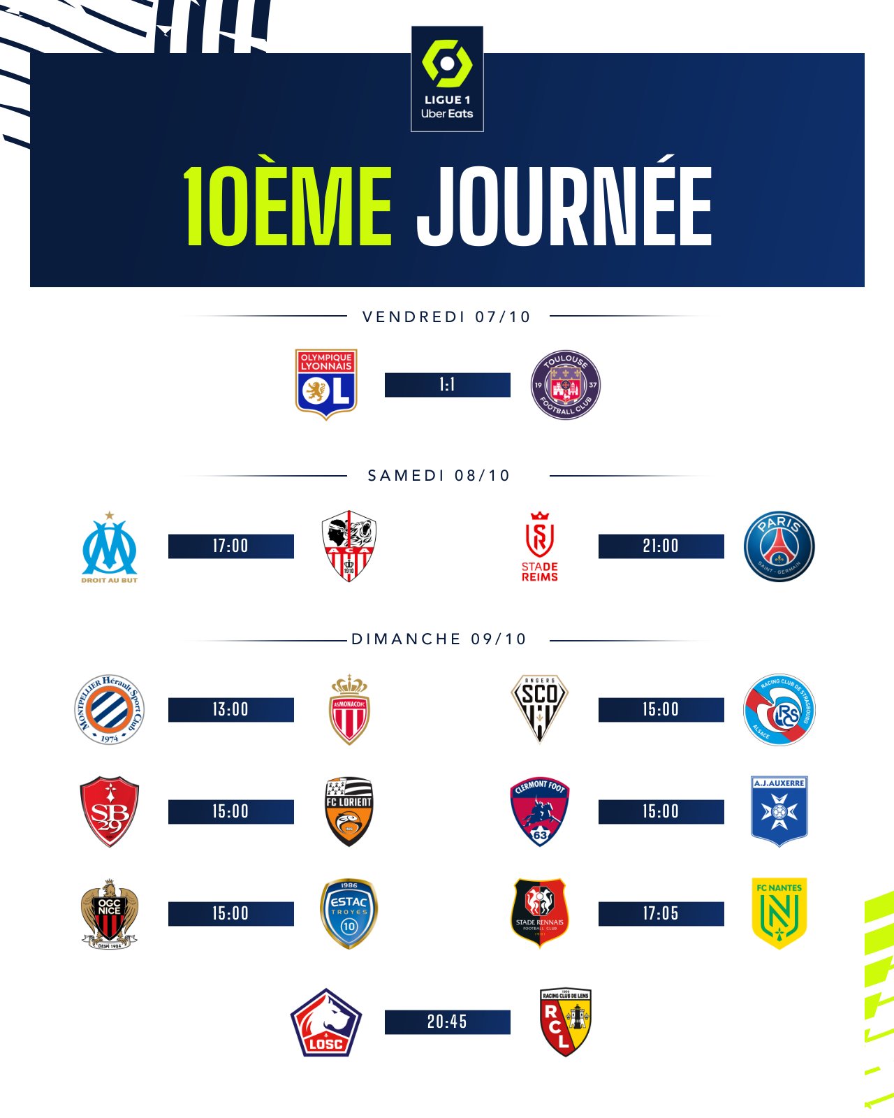 Ligue 2024 1 matches