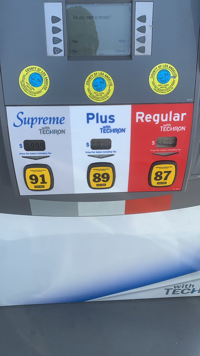 Dumbass conspiracies be like:
They put 87 on the right and 91 on the left so that people can confuse them and end up paying more
It’s the government trying to line their pocket
Everybody on Twitter: “RTFA stay safe out there people crazy shit is happening! I seen this too!”