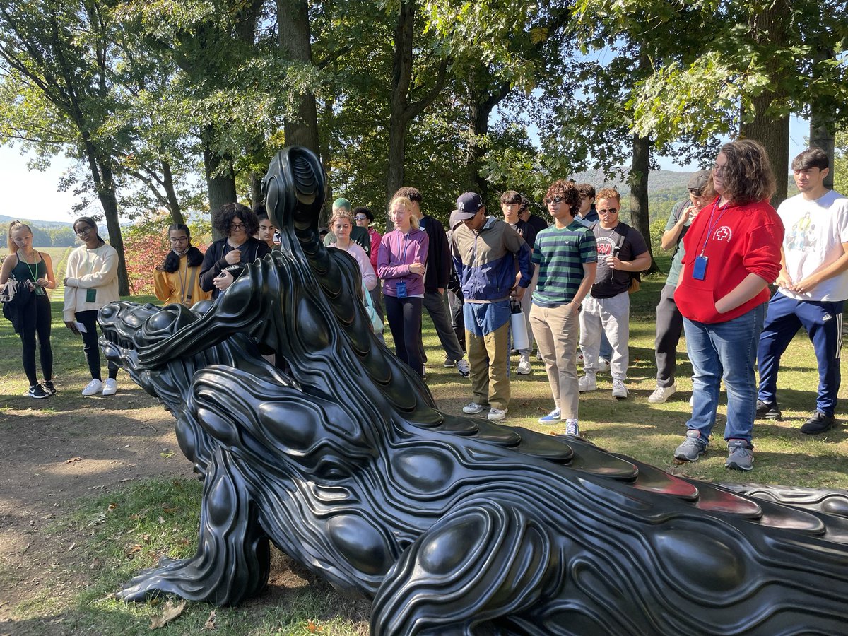 PerryWhs's tweet photo. …and more @WeehawkenTSD #WeeExplore. Gorgeous fall day, @StormKingArtCtr thank you for an unforgettable experience. https://t.co/1fKbt6OHV7