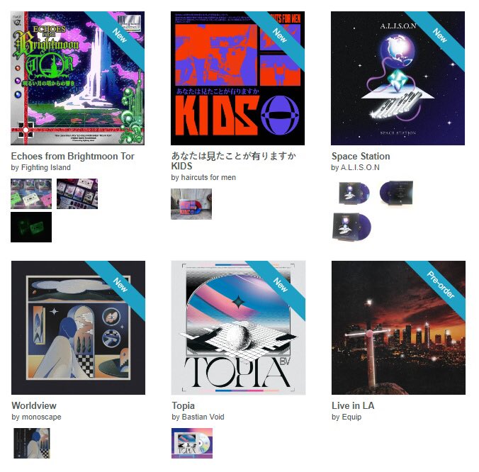 FuzzyGroundhog's tweet photo. Big thx to these artists/labels for making my @Bandcamp Friday absolutely amazing with solid music and super sweet physical merch: 🤩

@pj_rork @M_FantasyLegend @user_080613 @alison_synths @eyewitnessrecs @monoscapemusic @PSCoIIective @MossArchive @oxtailrecs @worldofequip https://t.co/YzTEJynCaX
