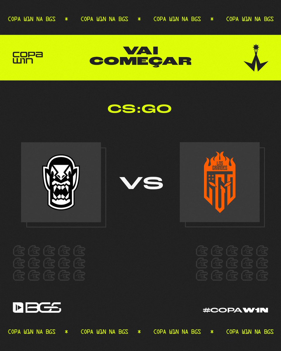 Vai começar o segundo confronto da noite!

<a href="/TropiCaosGG/">TropiCaos</a> vs <a href="/losgrandesgg/">LØS</a>  valendo vaga pra final contra a nossa baby pain

Vamoooo

twitch.tv/ligaw1n
