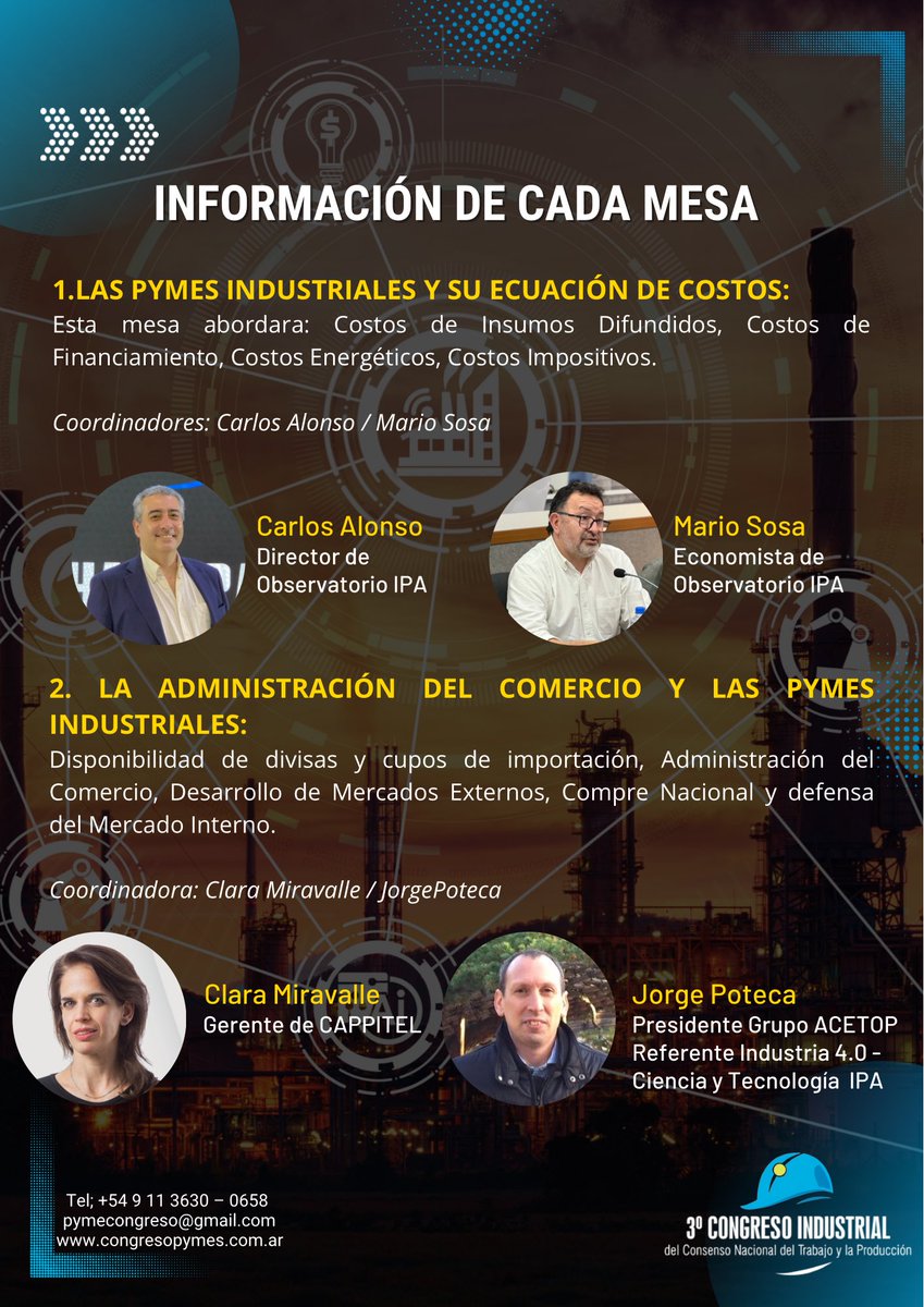 congresopymes's tweet photo. 📌 Suscribite a nuestro canal de YouTube para ver la transmisión en vivo 🔗  https://t.co/4HG0kznmnl 

¡Conocé a los coordinadores y coordinadoras protagonistas de esta nueva edición!👇🏼 

#mesadedialogo #pymes #sindicatos #tercercongresoindustrial #trabajadores #empleogenuino https://t.co/K6HFX1dPcH