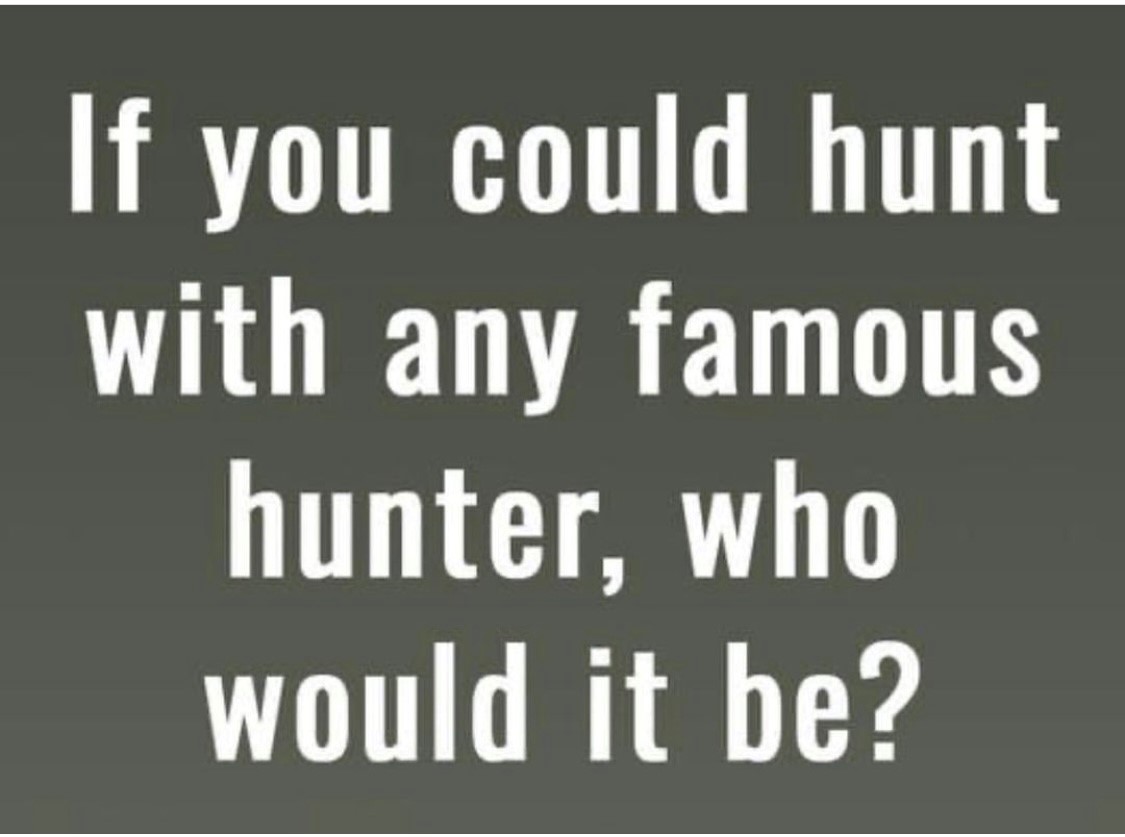 SPORTSMANchnl's tweet photo. Who's it going to be? - Shared by @brentonusa
#hunting #hunter #personality #famoushunter #outdoors #huntingshow https://t.co/WArMpc3rHZ