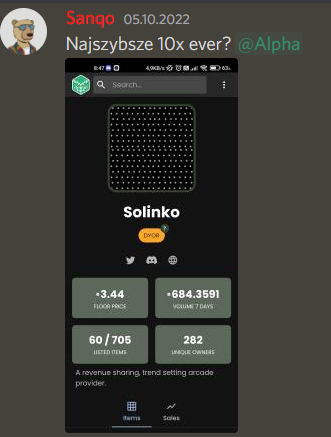 Do we miss? I think we don't, 10x within 24h. Play around facts, not hype. English channels coming soon 🫡
@SolinkoProject #alpha