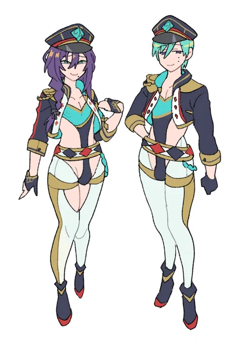 あん☆が水〇敬ランドみたいな設定だった場合のアイドル衣装 