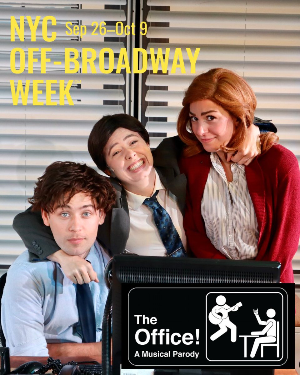 You've got just one weekend left of #OffBroadwayWeek for you to grab 2-for-1 tickets for The Office! Grab the Jim to your Pam! The Michael to your Dwight! The ... handsome new temp to your Kelly Kapur??

Tickets available at nycgo.com - link in our bio!