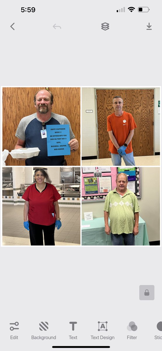 Happy Custodial Week to our custodians and housekeepers at The Creek. We appreciate their hard work! #RCESone