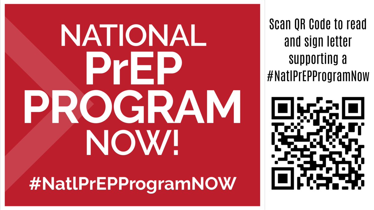 AIDSadvocacy's tweet image. In conjunction with #USCHA, The AIDS Institute and several other leading national health advocacy organizations released a letter detailing the need for a #NatlPrEPProgramNOW

Read the full letter and sign an online petition to show your support here:
ow.ly/VthU50L4LRC