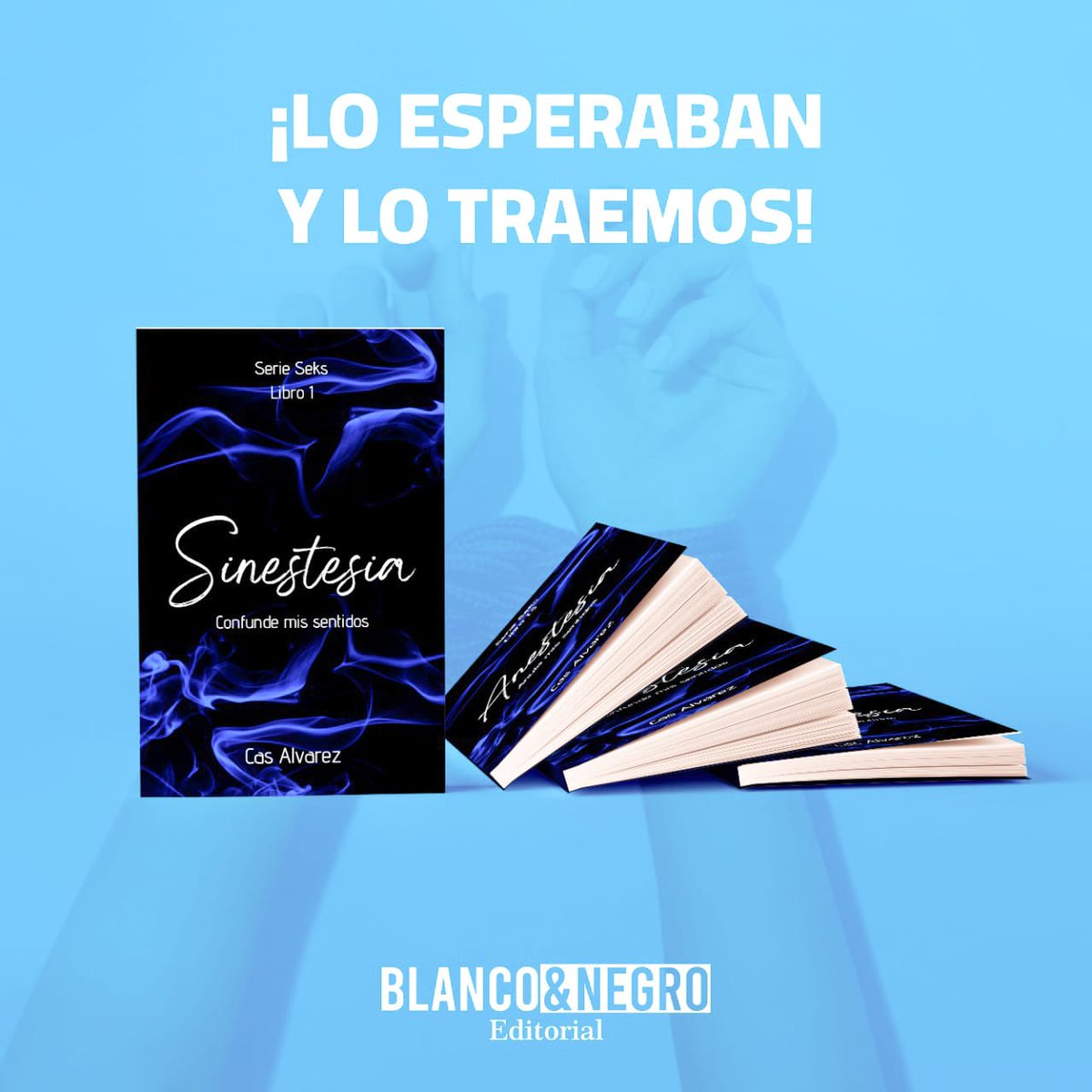 EditorialByN's tweet photo. Ahora, nuestro regalo. ¡SINESTESIA EN FÍSICO!

Lo suponían y ahora lo confirmo. https://t.co/K9z4K6ROzs