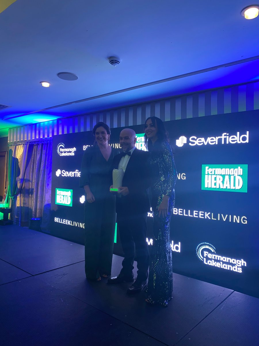 Ferm_Herald's tweet photo. The ‘Excellence in Tourism’ Award sponsored by @fermanaghlakes
Congratulations to @EknTasteExp who are proud winners!
Highly Commended are: Battle Camp Activity Centre, @sharevillage & Fermanagh Lodges.
#FHBA22 @Severfieldplc @HomeofBelleek https://t.co/wjROz8iQCU