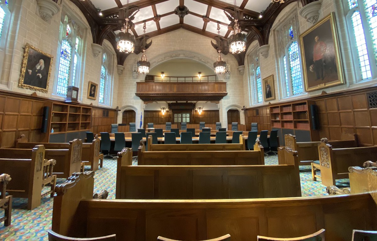 bensoc3's tweet photo. Spent an informative morning @UKSupremeCourt learning about its work and the Judicial Committee of the Privy Council.  Also, very interesting to see the pop-up exhibition celebrating 100 years of women at the Bar + to learn about the history of this beautifully restored building. https://t.co/QQ5qQYb6ym