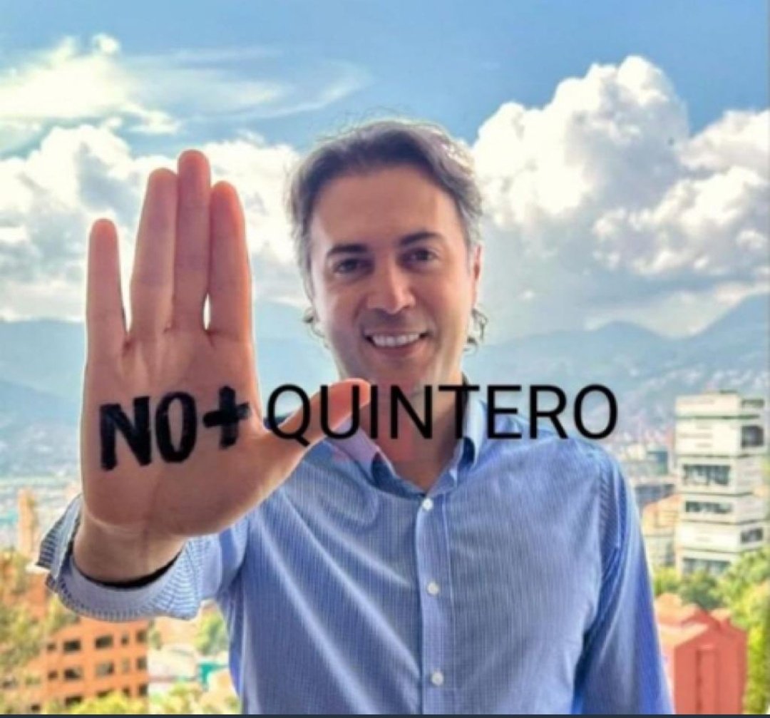 MARGARA_ALVAREZ's tweet photo. @NardaM9 @QuinteroCalle #medellinsinquitero
#nomasdanielquintero
#elpeoralcaldedemedellin
#fueradanielquintero https://t.co/RAF9QP76y8