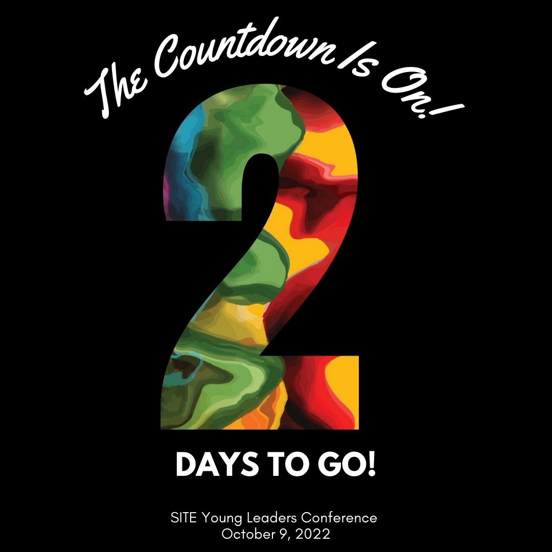 Just 2 days to go until the SITE Young Leaders Conference! 
.
.
.
SITE Young Leaders Conference | Las Vegas | October 9, 2022
#siteyl #siteylc2022 #siteunite #roadtovegas